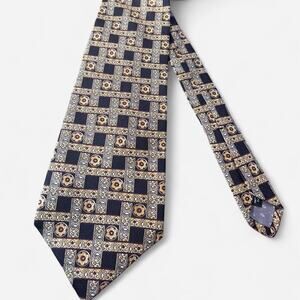 Vintage 90s Black and gold Givenchy Tie